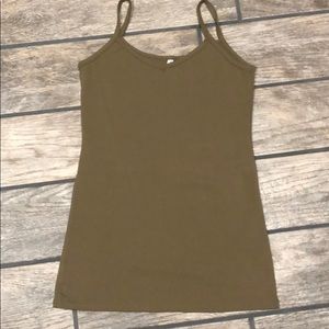 BKE large army green x-long two way tank